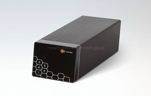 Rejestrator IP KOUKAAM KNR-200, obsługa 2 dysków, do 8 kamer IP