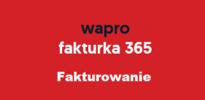 wapro fakturka 365 - Fakturowanie - Start