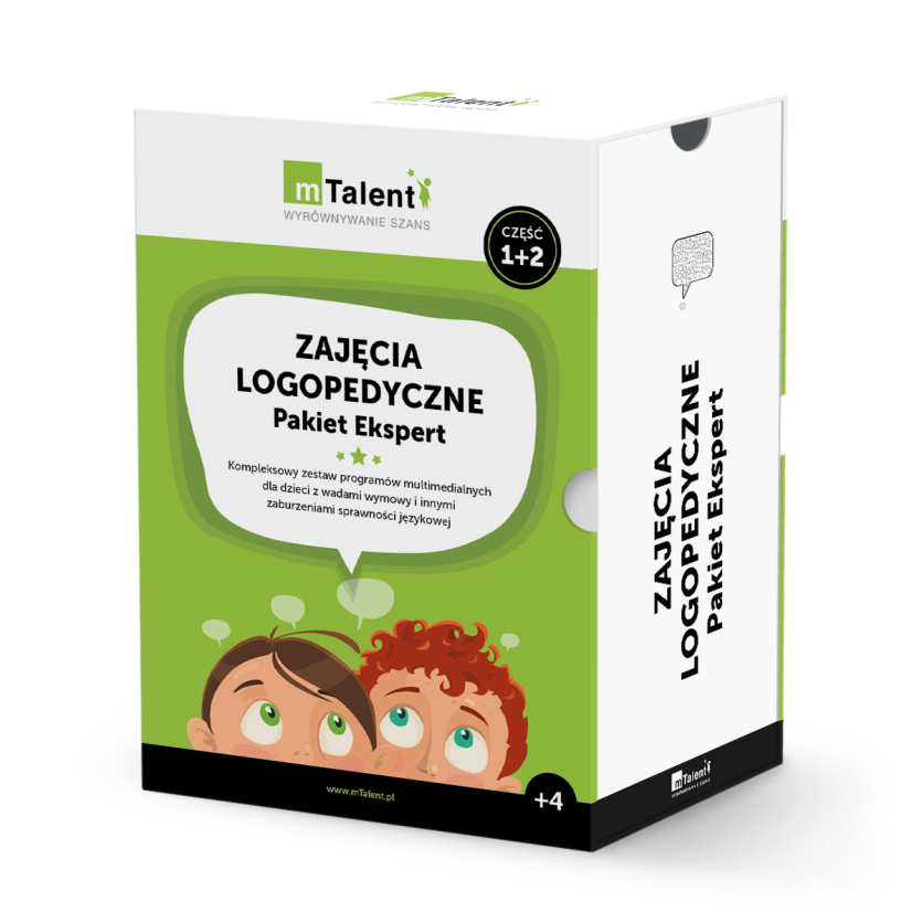 mTalent - Zajęcia logopedyczne - pakiet EKSPERT + kurier GRATIS!