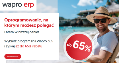 Promocja „Lato 2025” z WAPRO ERP!